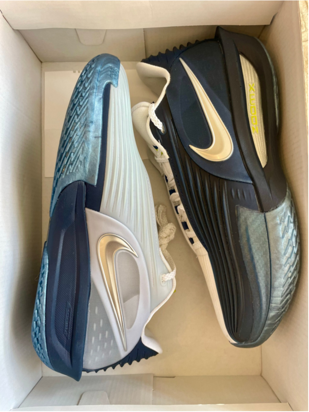 Nike GT Cut 3 Turbo Mens 7.5 Womens 9 Navy Basketball Shoes HV9918-401 NIB